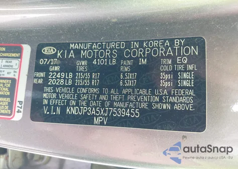 2018 Kia Soul + from USA, damaged, VIN KNDJP3A5XJ7539455